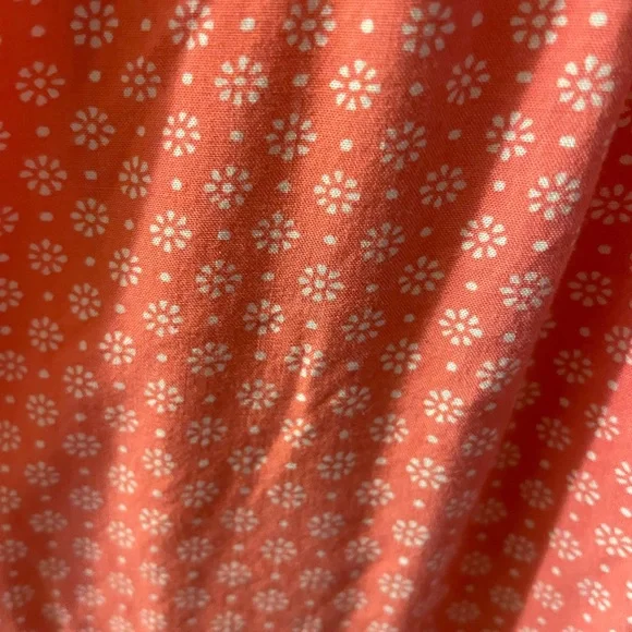 Old Navy Women’s Sleeveless Dress, Size: M, Color: Peach w/Floral Dot Print - Picture 4 of 4